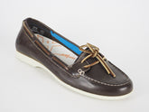 Womens Timberland Benin 62339 Dark Brown Leather Casual Moccasins Flat Shoes
